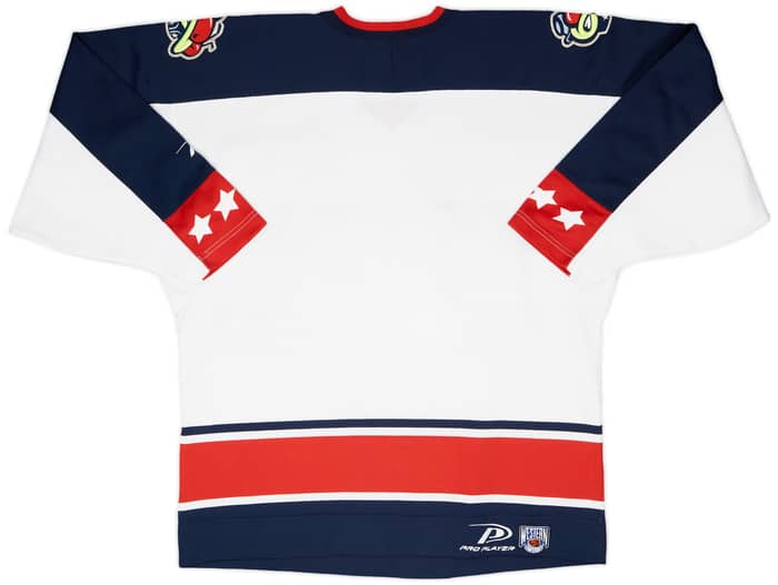 2000-01 Columbus Blue Jackets Pro Player Home Jersey - 6/10 - (L)