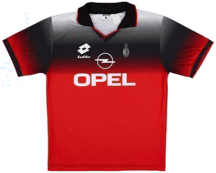 1996-97 AC Milan Lotto Training Shirt - 8/10 - (L)