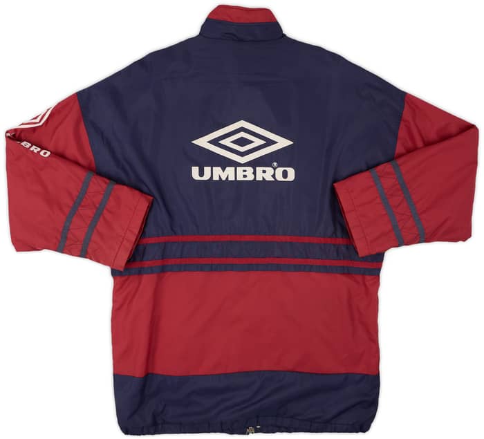 1995-97 England Umbro Padded Bench Coat - 8/10 - (M)