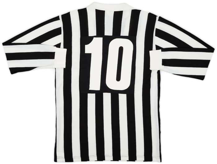 1982-83 Juventus Home L/S Shirt #10 - 8/10 - (Y)