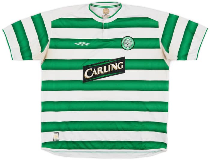 2003-04 Celtic Home Shirt Lambert #14 - 6/10 - (XXL)