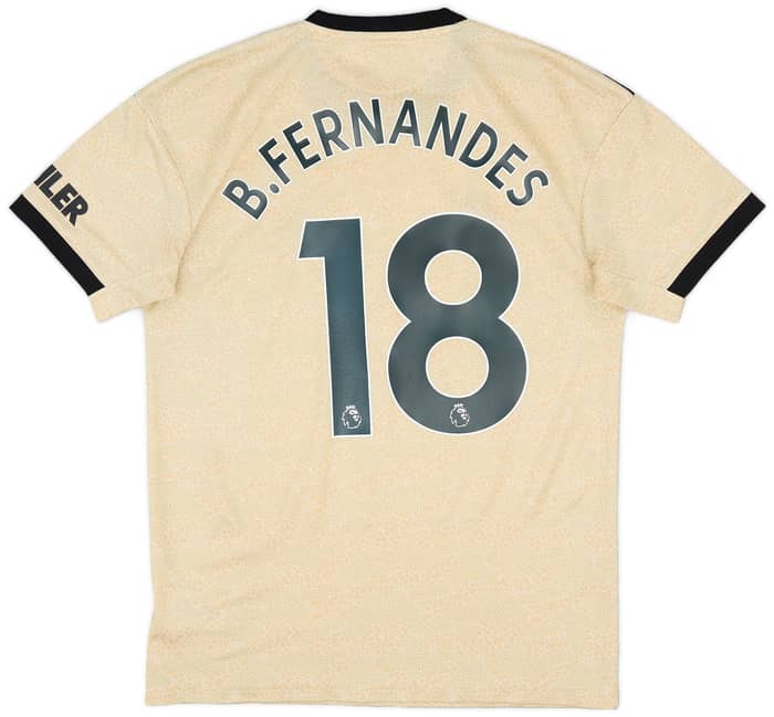 2019-20 Manchester United Away Shirt B.Fernandes #18 - 8/10 - (M)