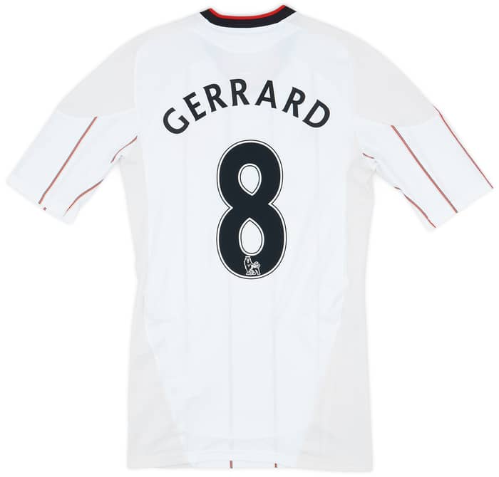 2010-11 Liverpool Player Issue Tech Fit Away Shirt Gerrard #8 - 7/10 - (M)