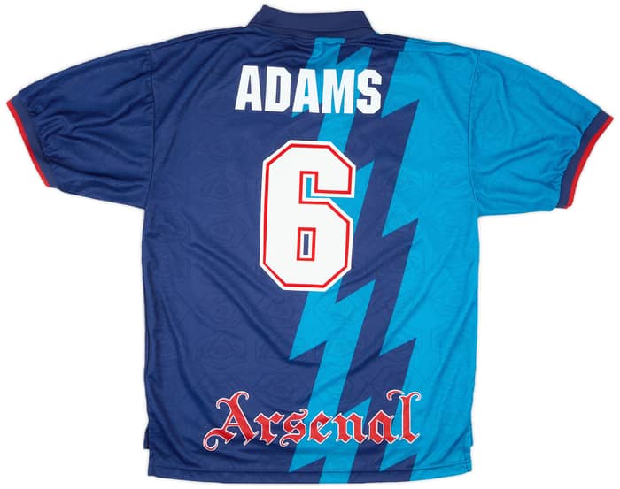1995-96 Arsenal Player Issue Away Shirt Adams #6 - 9/10 - (XL)
