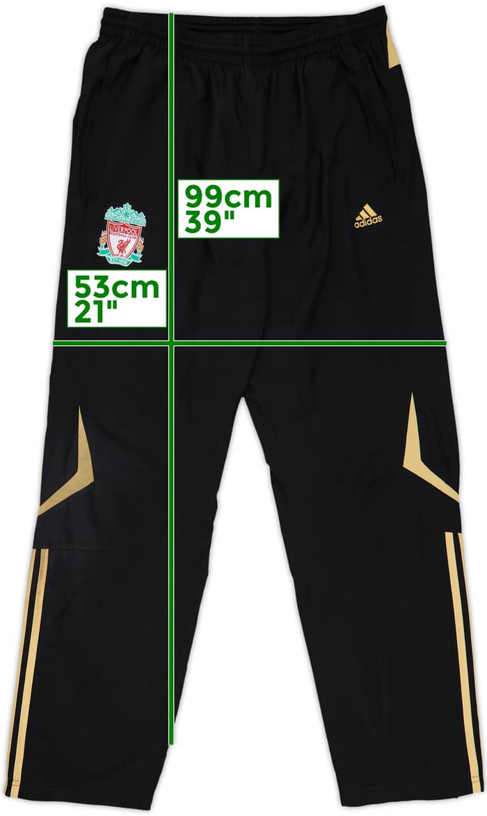 2008-09 Liverpool adidas Track Pants/Bottoms - 6/10 - (L)