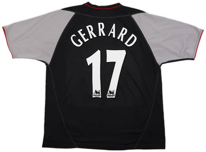 2002-04 Liverpool Away Shirt Gerrard #17 - 7/10 - (XL)