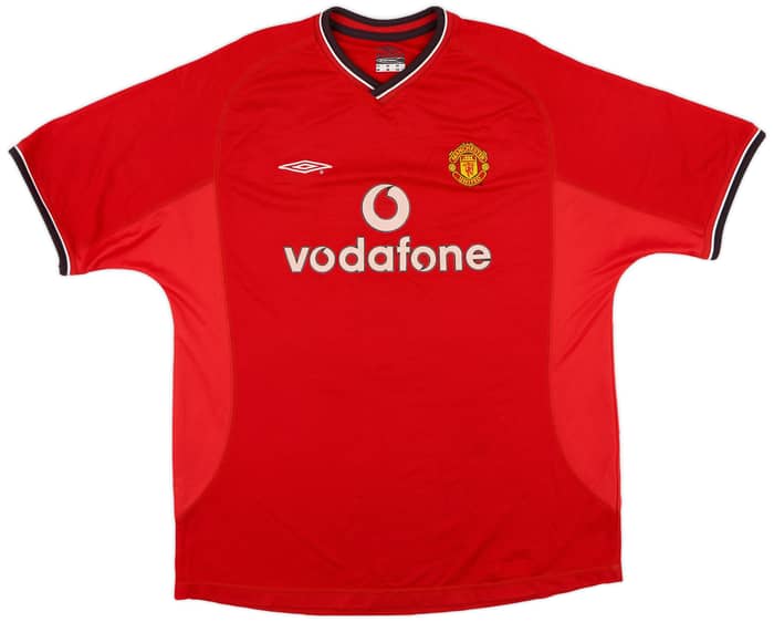 2000-02 Manchester United Home Shirt Solskjaer #20 - 5/10 - (XL)