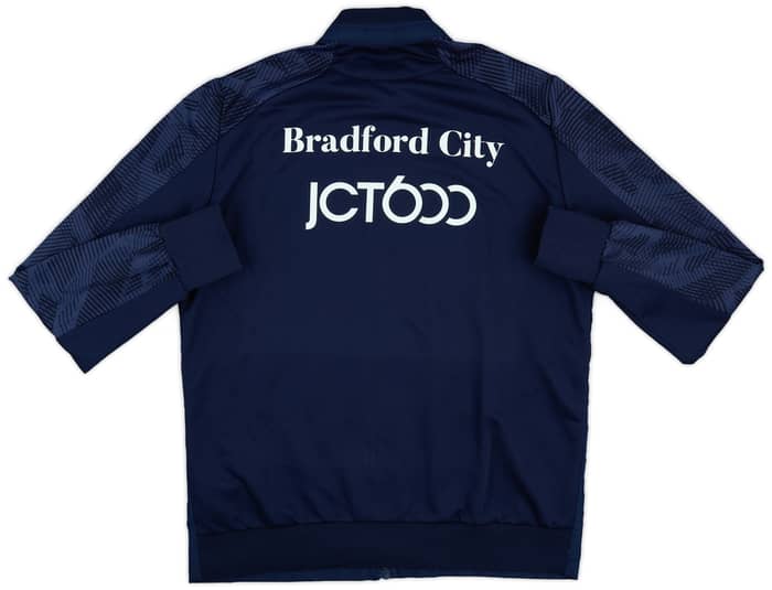 2018-19 Bradford City Staff Issue Macron Track Jacket MT - 8/10 - (L)