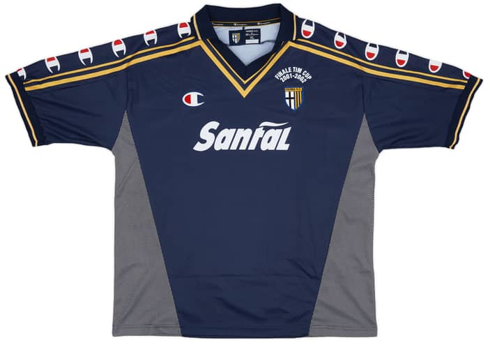 2000-01 Parma 'Signed' Finale TIM Cup Away Shirt - 8/10 - (XL)