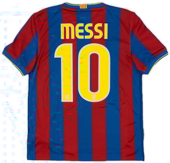 2009-10 Barcelona Home Shirt Messi #10 - 6/10 - (S)
