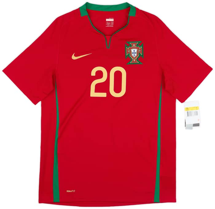 2008-10 Portugal Home Shirt Deco #20 (S)