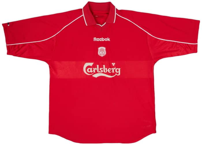 2000-02 Liverpool Home Shirt Gerrard #17 - 5/10 - (XXL)
