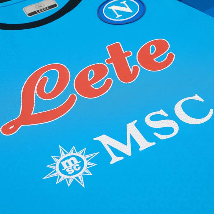2022-23 Napoli Authentic Home Shirt