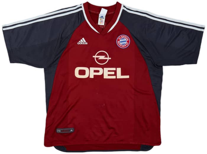 2001-02 Bayern Munich Home Shirt Elber #9 - 4/10 - (XL)