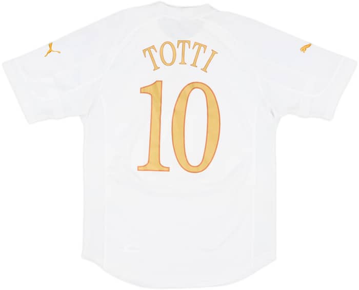 2004-06 Italy Away Shirt Totti #10 - 5/10 - (L)