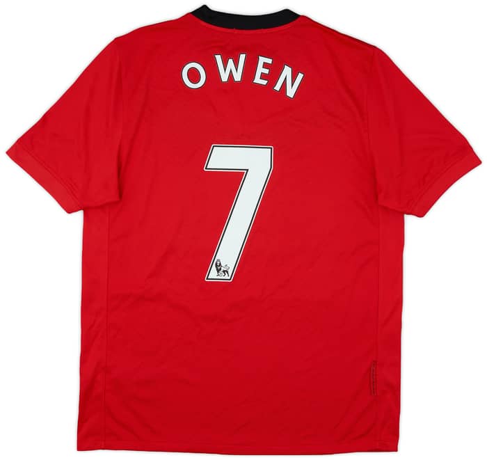 2009-10 Manchester United Home Shirt Owen #7 - 8/10 - (M)