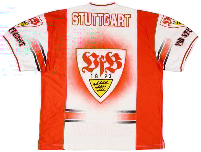 1990s Stuttgart Nutmeg Graphic Shirt - 9/10 - (XL)