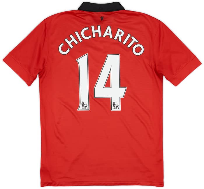 2013-14 Manchester United Home Shirt Chicharito #14 - 5/10 - (M)