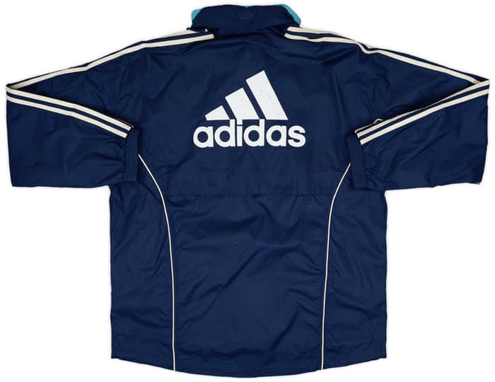 1999-00 Olympique Marseille adidas Hooded Rain Jacket - 7/10 - (M/L)