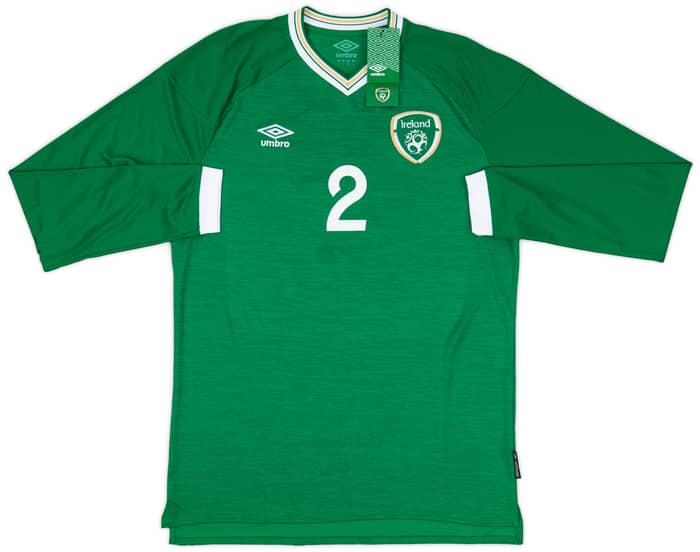 2011 Ireland Home L/S Shirt Coleman #2 (L)