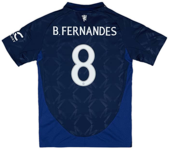 2024-25 Manchester United Away Shirt B.Fernandes #8 (KIDS)