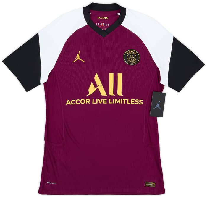 2020-21 Paris Saint-Germain x Air Jordan Player Issue Vaporknit Third Shirt