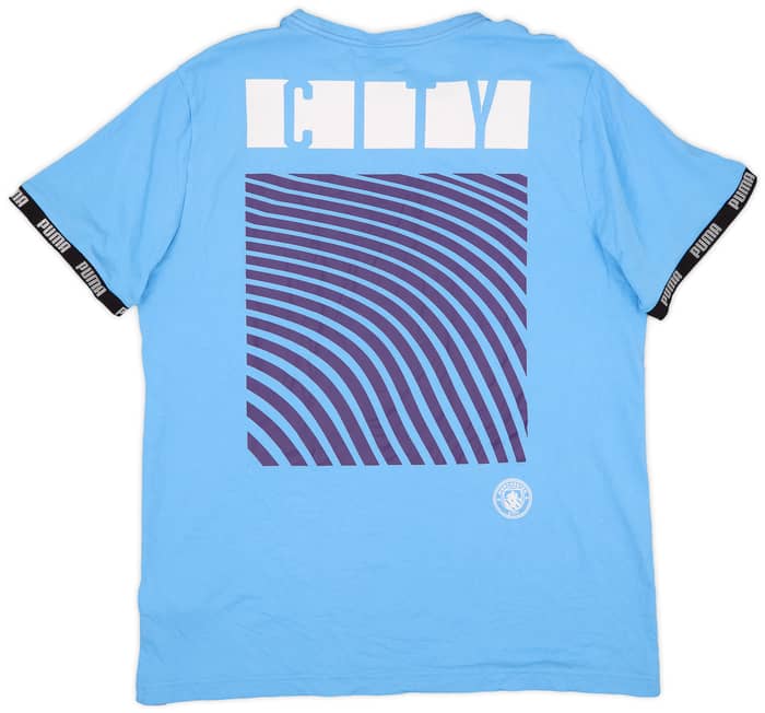 2019-20 Manchester City Puma Cotton Tee - 8/10 - (XL)