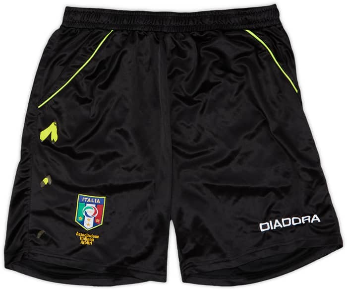 2013-14 Italy Diadora Referee Shorts - 5/10 - (M)