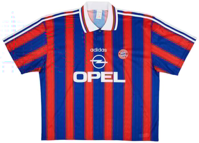 1995-97 Bayern Munich Home Shirt Klinsmann #18 - 7/10 - (XXL)
