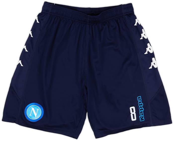 2017-18 Napoli Player Issue Training Shorts # - 5/10