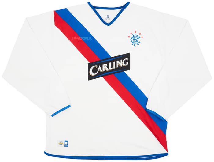 2004-05 Rangers Away L/S Shirt Novo #10 - 4/10 - (XL)