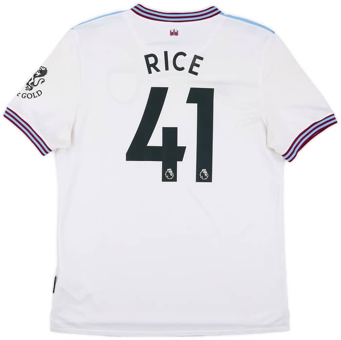 2019-20 West Ham Away Shirt Rice #41 - 6/10 - (XL)