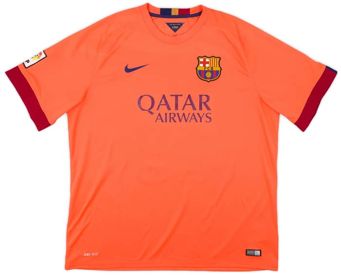 2014-15 Barcelona Away Shirt Messi #10 - 9/10 - (XXL)