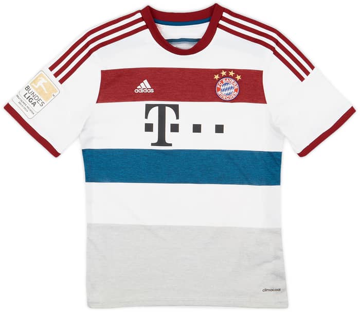 2014-15 Bayern Munich Away Shirt Alaba #27 - 5/10 - (L.Boys)