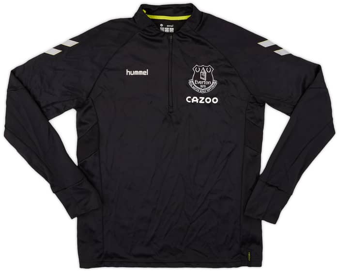 2021-22 Everton Hummel 1/4 Zip Training Top - 8/10 - (M)
