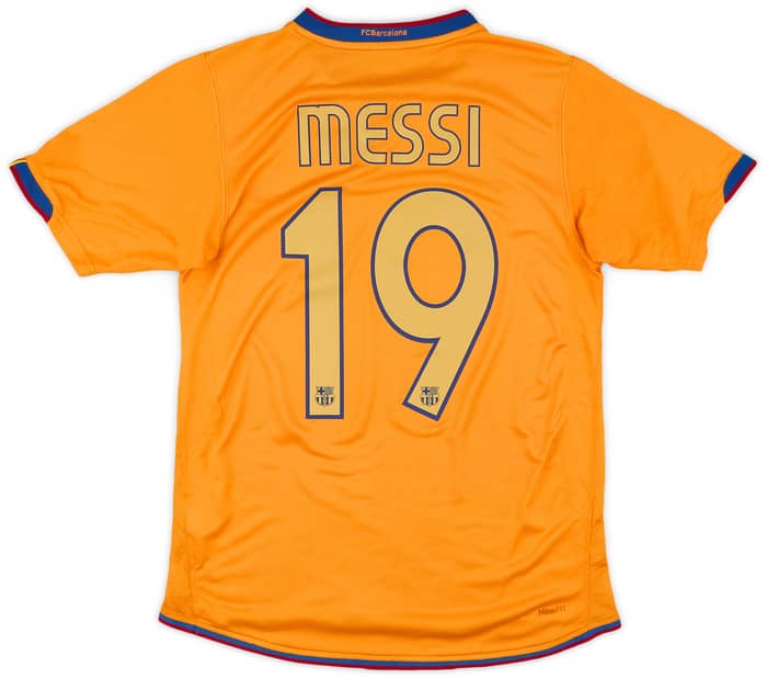 2006-08 Barcelona Away Shirt Messi #19 - 5/10 - (S)