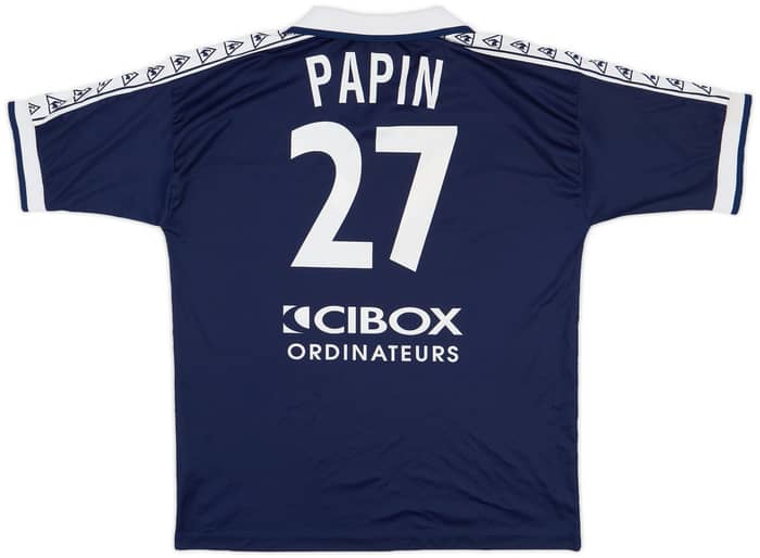 1996-97 Bordeaux Home Shirt Papin #27 - 7/10 - (XL)