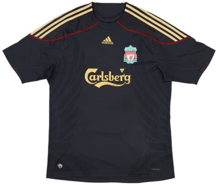 2009-10 Liverpool Away Shirt Gerrard #8 - 5/10 - (XL)