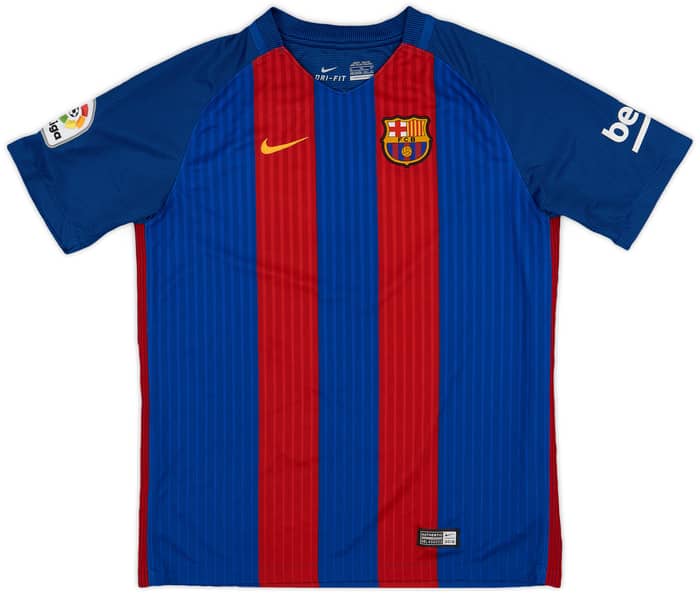 2016-17 Barcelona Home Shirt - 8/10 - (XL.Boys)