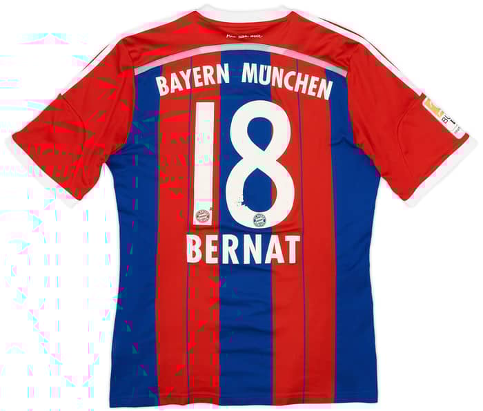 2014-15 Bayern Munich Home Shirt Bernat #18 - 6/10 - (M)