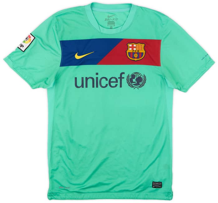 2010-11 Barcelona Away Shirt Messi #10 - 7/10 - (S)