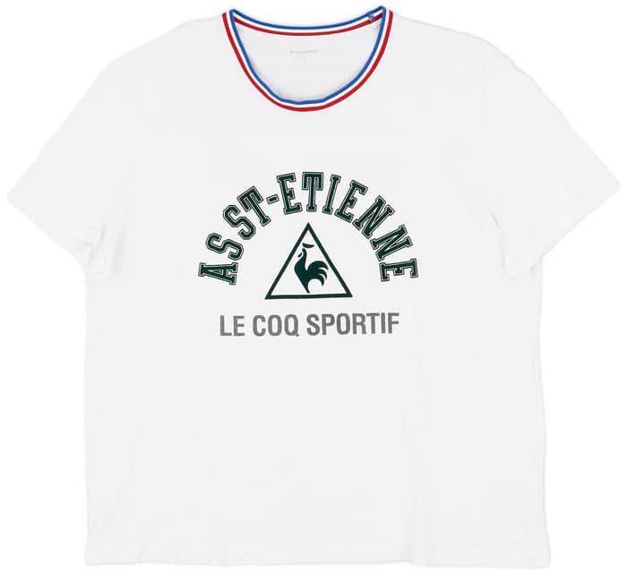 2010s Saint Etienne Le Coq Sportif Cotton Tee Georges #76 - 7/10 - (XXL)