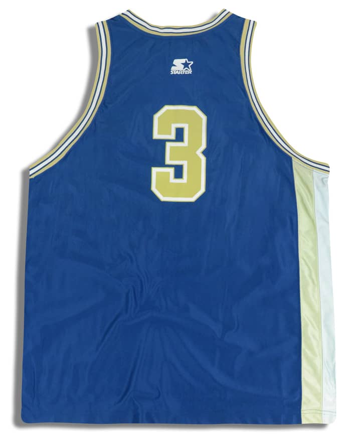 1987-90 Georgia Tech Yellow Jackets Scott #3 Starter Jersey (Away) XL