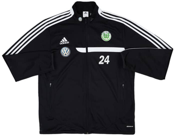 2013-14 Wolfsburg adidas Player Issue Track Jacket #24 - 5/10 - (L)