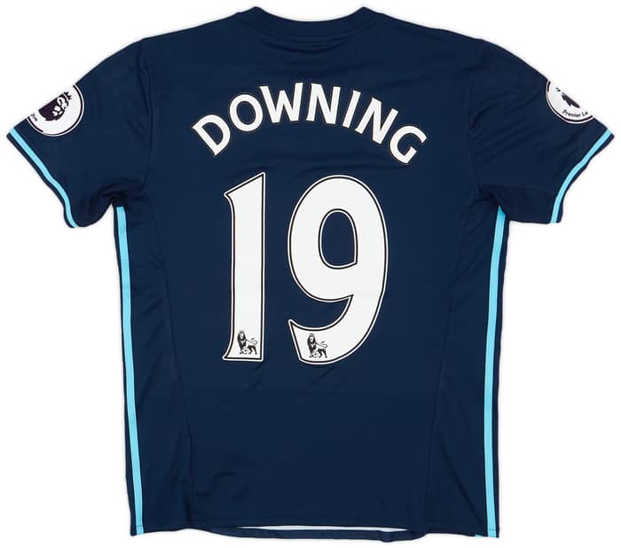 2016-17 Middlesbrough Match Issue Away Shirt Downing #19