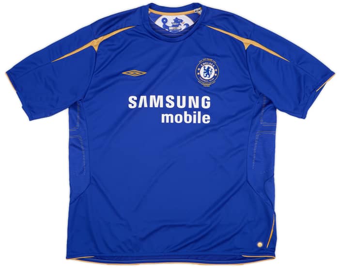 2005-06 Chelsea Centenary Home Shirt Makelele #4 - 9/10 - (3XL)