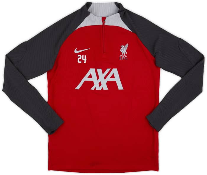 2023-24 Liverpool Player Issue 1/4 Zip Training Top # - 9/10 - (XL)