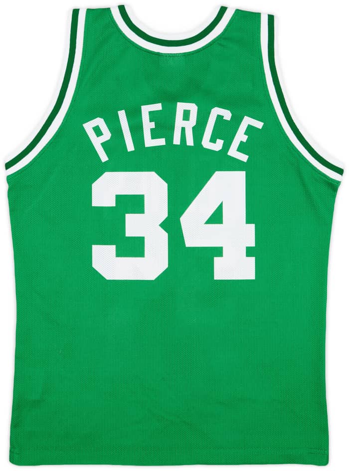 1998-06 Boston Celtics Pierce #34 Champion Away Jersey - 7/10 - (XL.Boys)