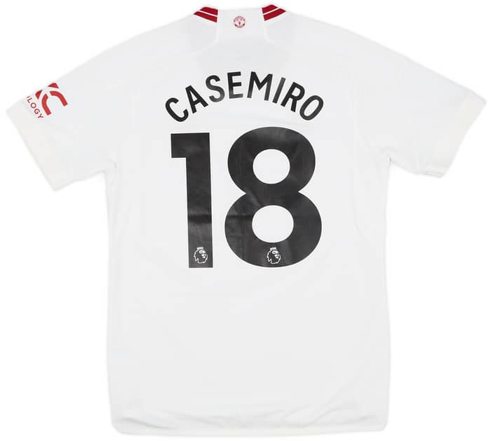 2023-24 Manchester United Third Shirt Casemiro #18 - 10/10 - (M)
