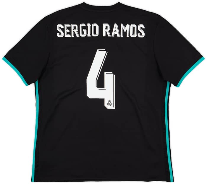 2017-18 Real Madrid Away Shirt Sergio Ramos #4 - 10/10 - (XL)
